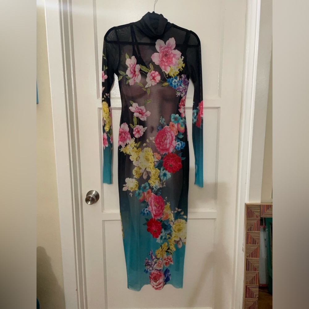 Mesh Floral dress